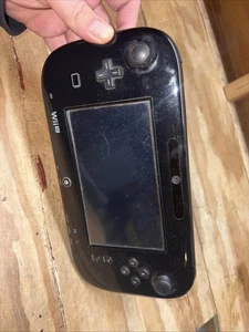 Nintendo Wii U GamePad WUP-010(USA) Black Tablet Only TESTED WORKS. - Picture 1 of 7