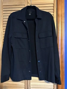 H&M Blue Long Sleeve Shirt Jacket - Mens Size Medium - Picture 1 of 5