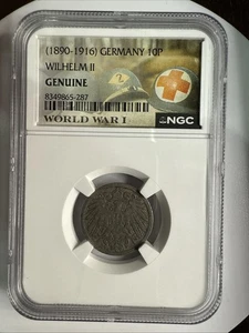 GENUINE 1890 - 1916 Germany 10 P Wilhelm II - Picture 1 of 7