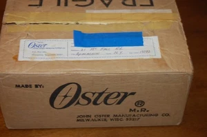 6 Vintage Osterizer Blend & Store Glass Jars w/ Metal Lids In Original Box, NOS - Picture 1 of 7