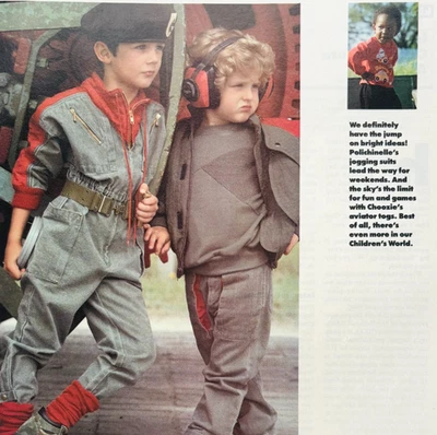 1985 Neiman Marcus Children's Clothing Advertisement Aviator Togs Fashion DWX10C - Image 1 of 2