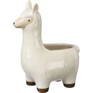 Llama White Botanical Planter - Picture 1 of 1