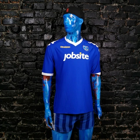 Portsmouth Jersey Home football shirt 2010 - 2011 Kappa Polyester Mens Size XXL Cover