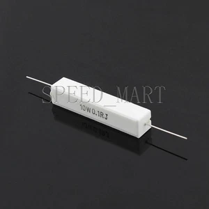 Resistencia eléctrica de cemento de cerámica 10W 0,1 ohmios - Imagen 1 de 2