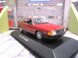 AUDI 100 Avant C3 Typ44 rosso red 1990 station wagon 5 cilindri Minichamps Maxichamps 1:43 - Foto 1 di 4