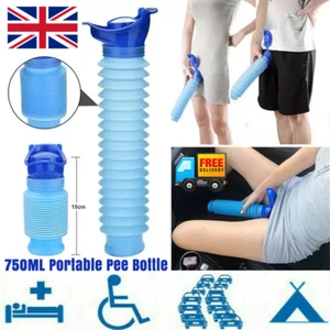 Portable Urinal Male Female Emergency Travel Camping Car Toilet Pee Bottle - Picture 1 of 18