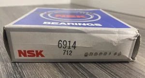 NSK 6914 Single Row Radial Deep Groove Ball Bearing 70x100x16MM Dimensions - USA - Imagen 1 de 5