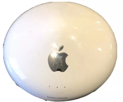Apple AirPort Extreme Base Station 54 Mbps 10/100 Wireless G Router Only (A1034) - Image 1 of 3