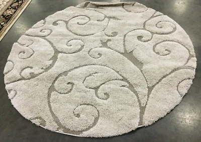 CREAM / BEIGE 6'-7" X 6'-7" R Flaw in Rug Reduced Price 1172661322 SG455-1113-7R - Image 1 of 2