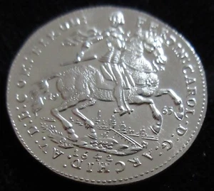 MDS ÖSTERREICH TIROL 1963 NEUPRÄGUNG 2 DUKATEN 1642 "FERDINAND KARL", SILBER #U - Bild 1 von 2