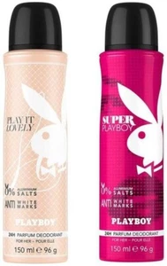 PLAYBOY Precioso + Super Desodorante Spray - Para Mujer (300 ml, Pack de 2) - Imagen 1 de 3