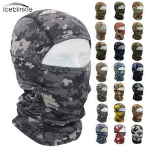 Tactical Hunting Balaclava Head Cover Face Scarf Shield Neck Gaiter Headwear Hat - Picture 1 of 34