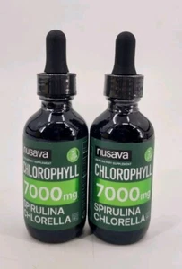 (2 Pack) Vegan Chlorophyll Liquid Drops 7000mg for Immune Support, Energy - Picture 1 of 2