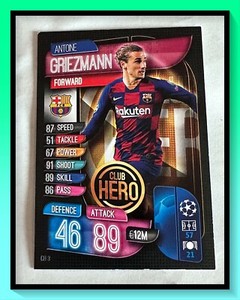 19/20 Topps Match Attax Champions League - Club Hero/Flashback/MVP/Record Holder