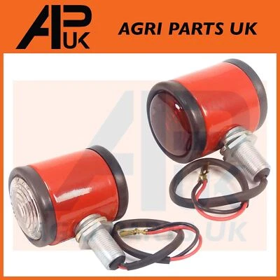 APUK 2x Bulter Side Lights Lamps for Massey Ferguson TE20 TEA20 TED20 TEF20 Tractor