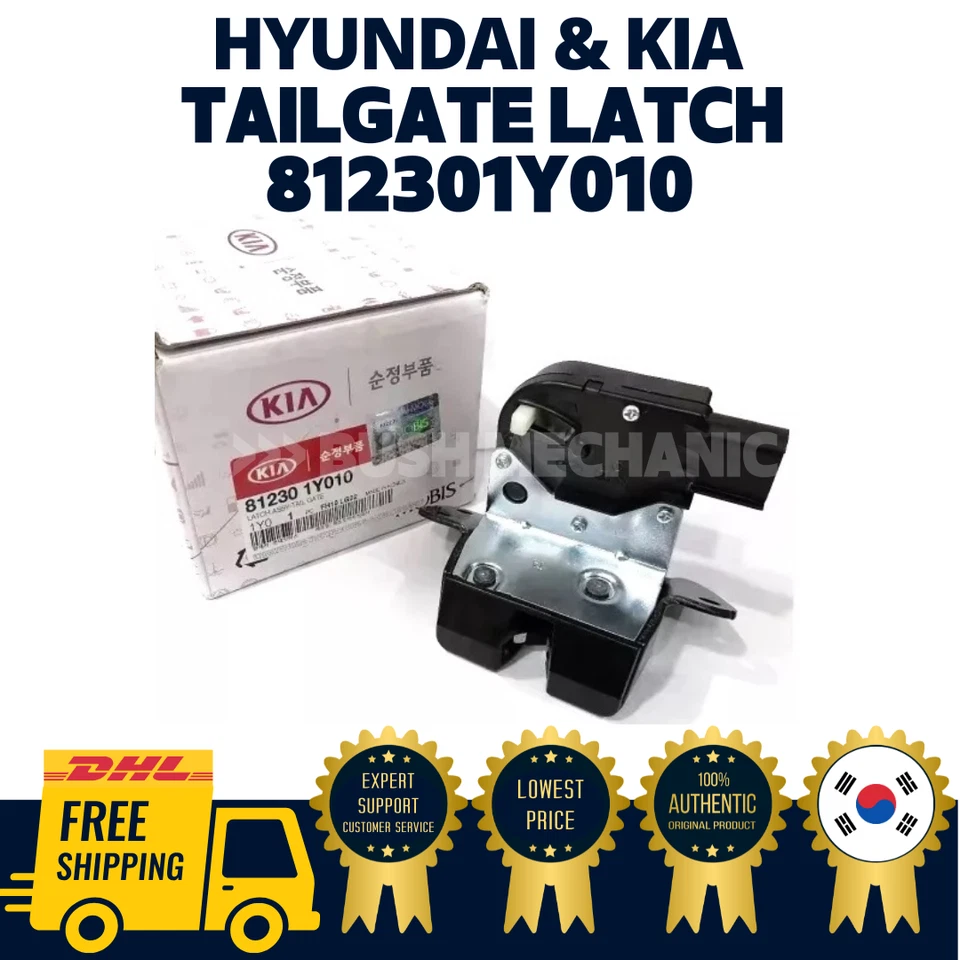 GENUINE OEM Hyundai Kia Trunk Boot Actuator Tailgate Latch Picanto 812301Y010 - Image 1 of 1