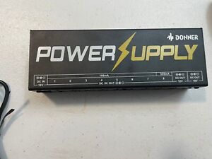 Donner EC811 Dp-1 10 Isolated Output 9v-18v  Power Supply for Pedal Board Guitar