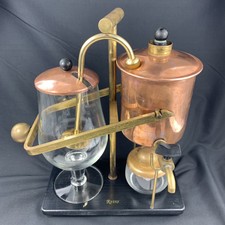 Macchina da caffè vintage retrò Balance sifone steampunk rame ottone