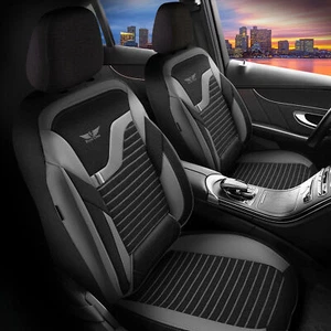 Fundas de asiento adecuadas para VW Arteon en negro antracita - Imagen 1 de 7