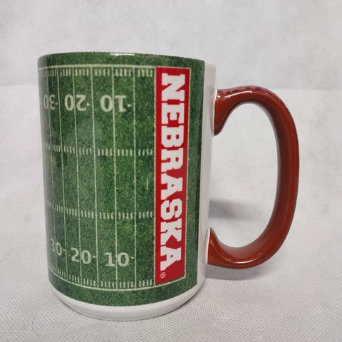 Nebraska Cornhuskers Football Field Coffee Mug Cover