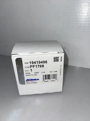 Масляный фильтр двигателя ACDelco Gold PF1768 194194496 - Изображение 1 из 4