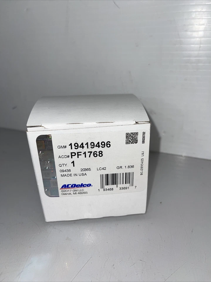 Filtro de aceite de motor ACDelco Gold PF1768 194194496 Foto 1 de 4