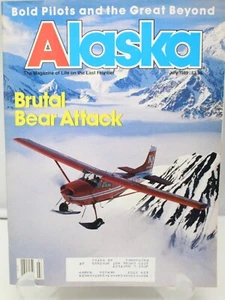 Alaska Magazine July 1989 Life on the Last Frontier Plastic Protective Sheet - Imagen 1 de 3