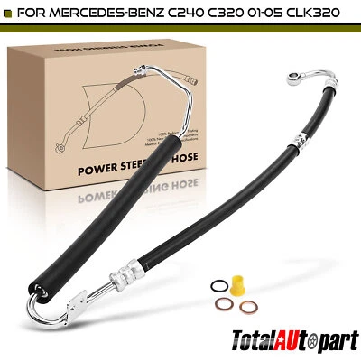 Conjunto de manguera de línea de presión de dirección asistida para Mercedes-Benz C240 C320 CLK320 Base Foto 1 de 4