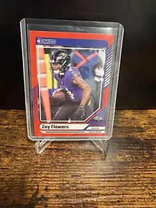 2024 Donruss Football - Press Proof Red #278 Zay Flowers, Ravens - Picture 1 of 2