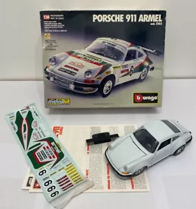 Bburago 1/24 Porsche 911 Armel Model Kit Complete in Box Burago - Picture 1 of 3