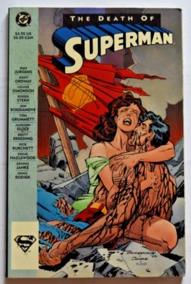 SUPERMAN THE DEATH OF SUPERMAN #1 TPB (1993) DC COMICS 1ST PRINTING - Image 1 of 2