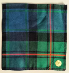 USED HANDKERCHIEF COTTON VINTAGE POCKET SQUARE 15 " - Picture 1 of 2