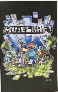 Minecraft 11x17 Poster Print Illustration Pauly Popolizio - Picture 1 of 1