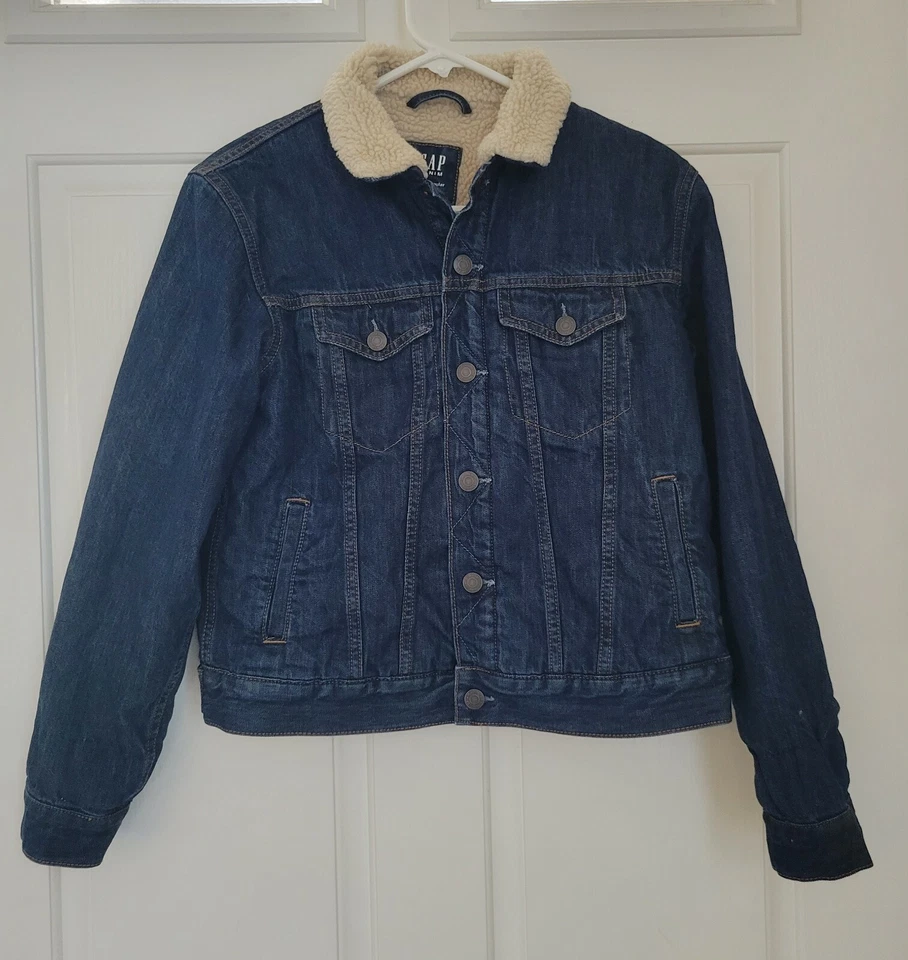 Gap Kids Girls Trucker Denim Jean Jacket Blue SZ/XXL Regular  - Image 1 of 4