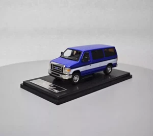 Modelo 596 escala 1/64 FORD E350 furgoneta azul diecast coche modelo juguete regalo nuevo en caja - Imagen 1 de 6