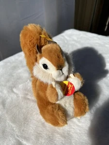 New Steiff Kecki Squirrel with Ear Button and original tags  #045110 - Picture 1 of 9