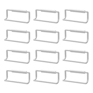 Decorative Kitchen Dish Towel Holder for Cabinet, Pack of 12 (White) - Picture 1 of 2