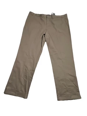 Eddie Bauer Men’s 46 Relaxed Chino Pants Taupe Wrinkle-Free Classic Workwear NWT - Image 1 of 4