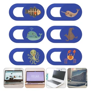 6 Pcs Kameraabdeckung Selbsthaftender Webcam- Tablet- -Folie - Afbeelding 1 van 12