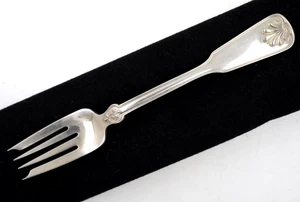 Shell and Thread by Tiffany and Co Sterling Silver Salad Fork 6 3/4" No Mono - Picture 1 of 5