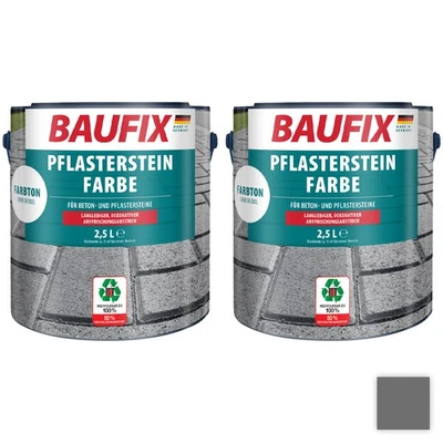 Pflasterstein-Farbe, Grau - 2er-Set - Bild 1 von 2