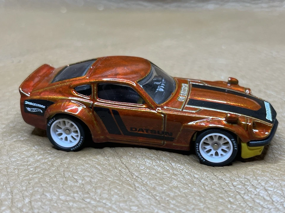 HOTWHEELS 71 DATSUN 240Z PROTOTIPO COLOR SPECTRA HILADO Y REMACHADO NARANJA QUEMADO Foto 1 de 4