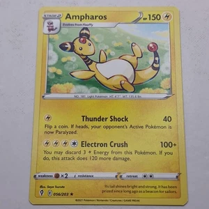 Ampharos Pokémon Card 056/203 Evolving Skies 2021 Stage 2 Rare Electric - Imagen 1 de 6
