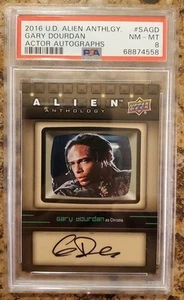 2016 UPPER DECK ALIEN ANTHOLOGY Actor Autos #SAGD Gary Dourdan / Christie PSA 8 - Bild 1 von 2