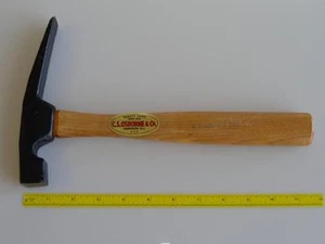 VTG C.S.Osborne Brick Hammer Wood Handle Masonary Tool Unused USA Rare New NOS - Picture 1 of 1