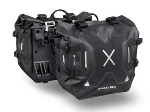 Shad 30L Waterproof Pannier and Fitting Kit KTM 1290 Super Adventure S 2014-2020 - Picture 1 of 10
