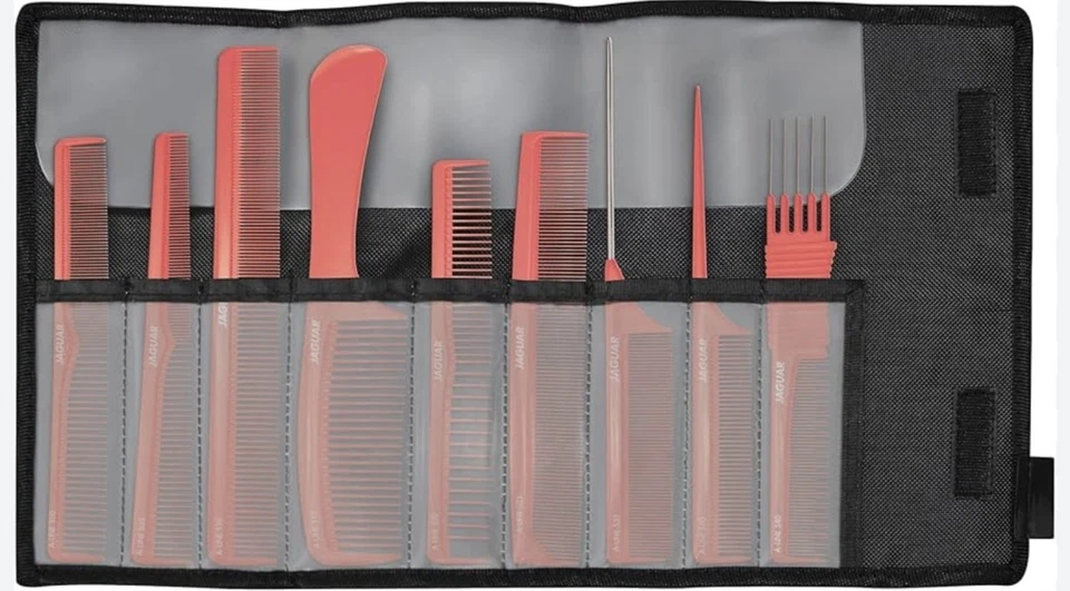 Jaguar Kammset A-Line Ionic  A599-12 coral bestehend aus 9 verschiedenen Kämmen - Bild 1 von 1