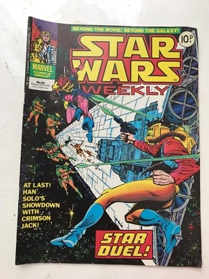 Vintage 1978 Marvel Comics Question Groupe°30 Star Wars Hebdomadaire Revue - Image 1 of 2