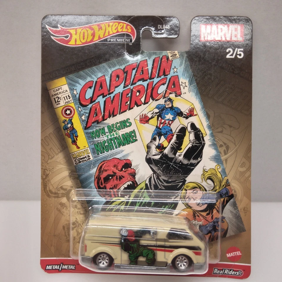 Hot Wheels Premium MBK Van Marvel Series 2/5 Real Riders - Image 1 of 4