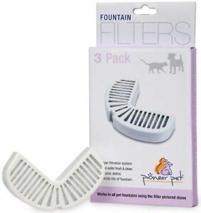 Pioneer Pet Fountain Replacement Filters 3-Pack #3002